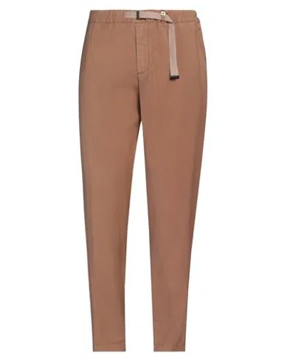 Myths Man Pants Camel Size 40 Virgin Wool In Beige