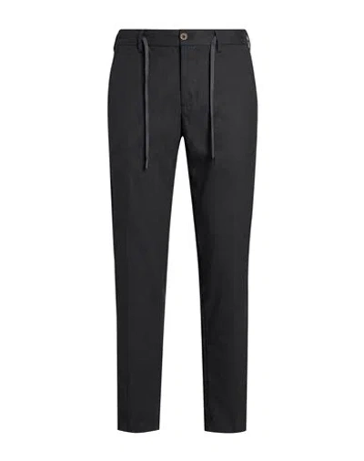 Myths Man Pants Charcoal Size 28 Polyester, Viscose, Elastane In Black