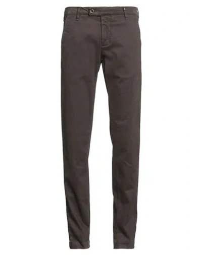 Myths Man Pants Chocolate Brown Size 28 Cotton, Elastane