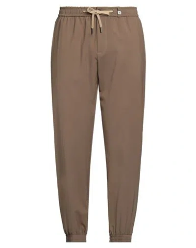 Myths Man Pants Chocolate Brown Size 34 Virgin Wool, Polyamide, Elastane