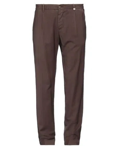 Myths Man Pants Chocolate Brown Size 40 Virgin Wool
