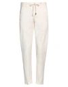 Myths Man Pants Cream Size 30 Cotton, Elastane In White