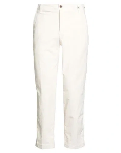 Myths Man Pants Cream Size 38 Organic Cotton, Elastane In White
