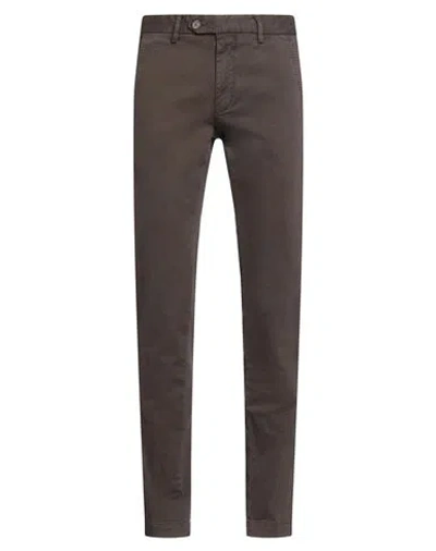 Myths Man Pants Dark Brown Size 28 Cotton, Elastane