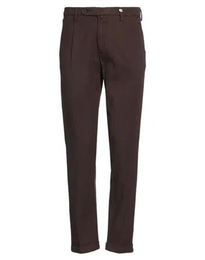 Myths Man Pants Dark Brown Size 32 Cotton In Brown