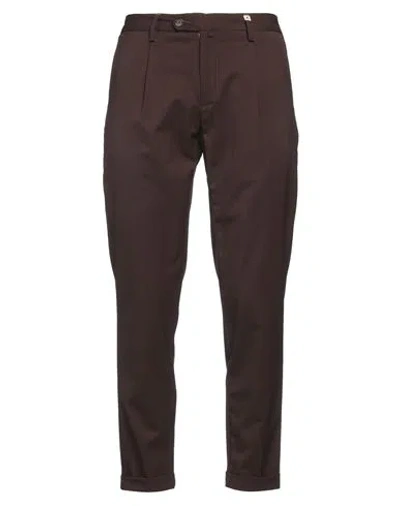 Myths Man Pants Dark Brown Size 32 Virgin Wool, Polyamide, Elastane