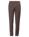 Myths Man Pants Dark Brown Size 36 Virgin Wool