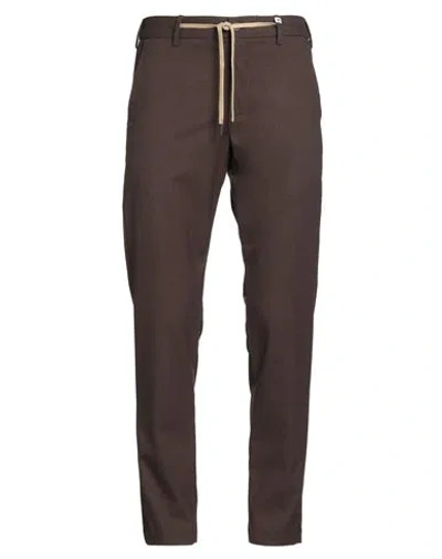 Myths Man Pants Dark Brown Size 38 Polyester, Viscose, Elastane