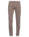 Myths Man Pants Taupe Size 38 Cotton, Elastane In Grey