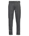 Myths Grey Pants With Pences And Turn-up Hem In Tech Fabric Man
