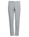 Myths Man Pants Grey Size 30 Cotton, Linen, Tencel In Gray