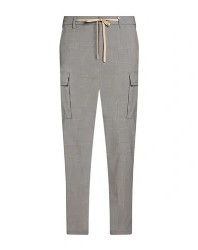 Myths Man Pants Grey Size 32 Polyester, Wool, Elastane In Gray