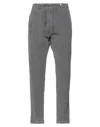 Myths Man Pants Grey Size 38 Cotton, Elastane In Grey