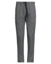 Myths Man Pants Grey Size 38 Polyester, Viscose, Elastane In Gray