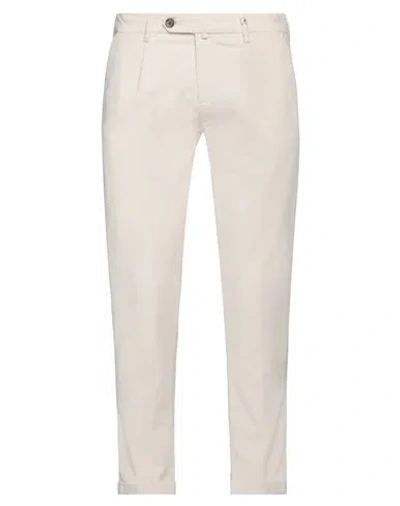 Myths Man Pants Ivory Size 36 Cotton, Modal, Elastane In White
