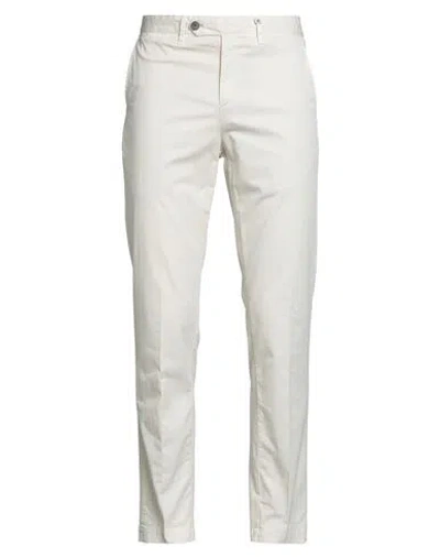 Myths Man Pants Ivory Size 34 Cotton, Elastane