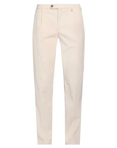Myths Man Pants Ivory Size 38 Cotton, Modal, Elastane