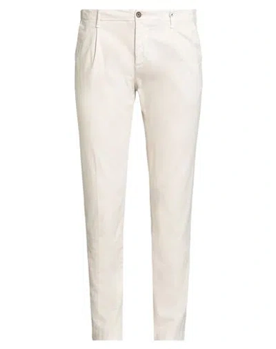 Myths Man Pants Ivory Size 38 Modal, Cotton, Elastane In White