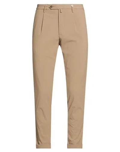 Myths Man Pants Khaki Size 32 Polyamide, Elastane, Wool In Brown