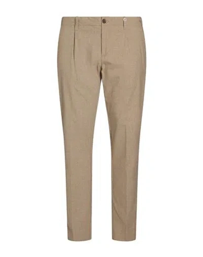 Myths Man Pants Khaki Size 36 Polyester, Viscose, Elastane In Beige
