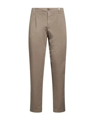 Myths Man Pants Khaki Size 38 Cotton, Elastane In Neutral