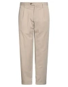 Myths Man Pants Beige Size 34 Cotton, Elastane