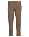 Myths Man Pants Khaki Size 38 Polyester, Recycled Polyester In Brown