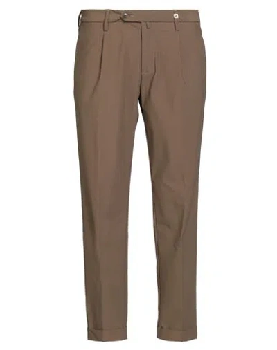 Myths Man Pants Khaki Size 38 Polyester, Recycled Polyester In Brown