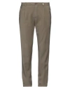 Myths Man Pants Khaki Size 40 Virgin Wool In Beige