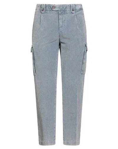 Myths Man Pants Light Blue Size 36 Cotton, Elastane