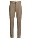 Myths Man Pants Light Brown Size 34 Polyester, Viscose, Elastane In Brown