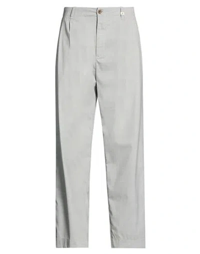 Myths Man Pants Light Grey Size 30 Polyester, Wool, Elastane In Gray