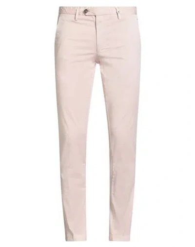 Myths Man Pants Light Pink Size 38 Cotton, Elastane In Burgundy