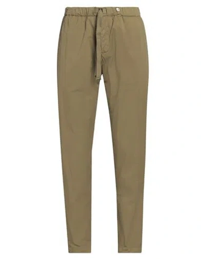 Myths Man Pants Military Green Size 32 Cotton, Elastane In Green