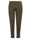 Myths Man Pants Military Green Size 36 Cotton, Elastane In Gray
