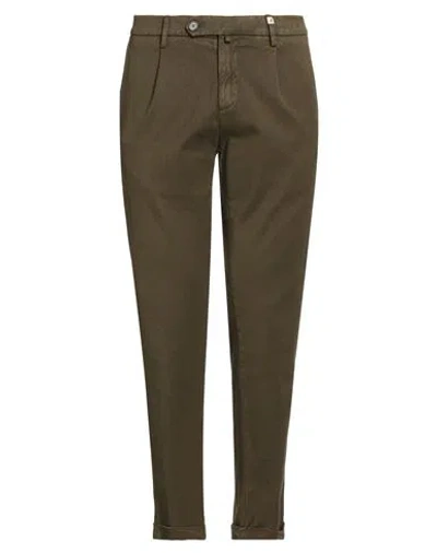 Myths Man Pants Military Green Size 34 Virgin Wool, Elastane