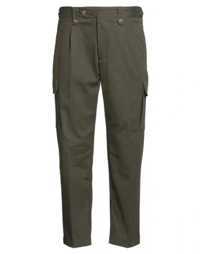 Myths Man Pants Military Green Size 38 Cotton, Elastane