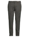 Myths Man Pants Military Green Size 38 Polyester, Viscose, Elastane In Gray