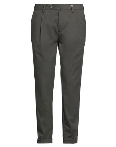 Myths Man Pants Military Green Size 38 Polyester, Viscose, Elastane In Gray