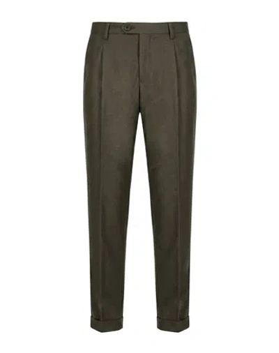 Myths Man Pants Military Green Size 38 Polyester, Viscose, Elastane In Black