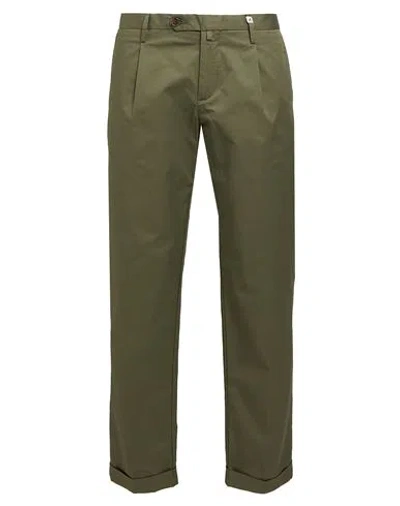 Myths Man Pants Military Green Size 40 Cotton, Elastane