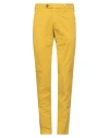 Myths Man Pants Mustard Size 28 Cotton, Elastane In Yellow