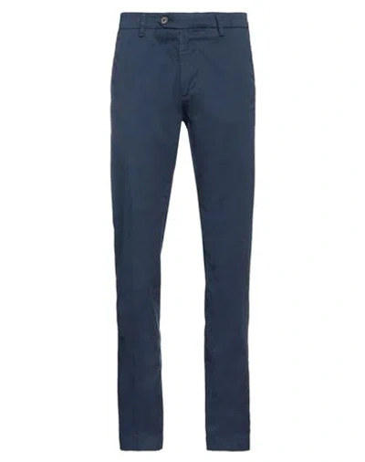 Myths Man Pants Navy Size 28 Cotton, Elastane In Navy Blue