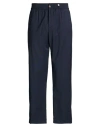 Myths Man Pants Navy Size 34 Polyester, Wool, Elastane In Blue