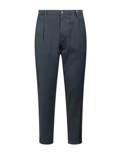 Myths Man Pants Navy Size 34 Virgin Wool In Blue