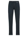Myths Blue Pants With Logo On The Front And Details With Pence In Navy