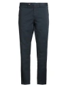 Myths Man Pants Navy Size 40 Cotton, Elastane In Blue