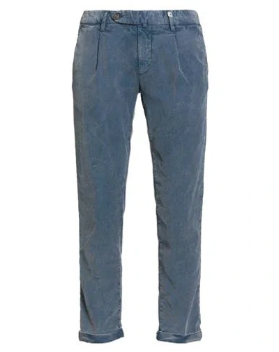 Myths Man Pants Pastel Blue Size 34 Cotton, Elastane