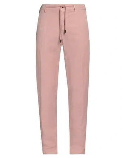 MYTHS MYTHS MAN PANTS PINK SIZE 32 LYOCELL, LINEN, COTTON