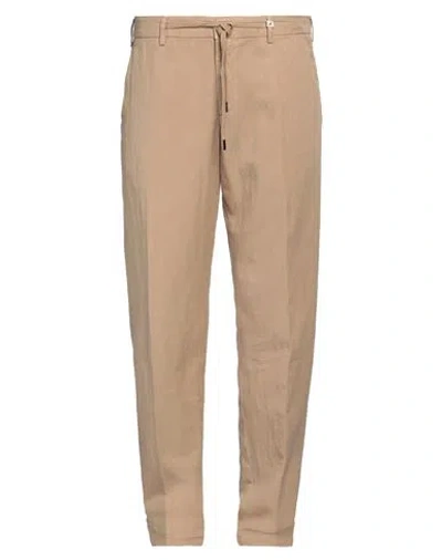 Myths Man Pants Sand Size 40 Lyocell, Linen, Cotton In Beige
